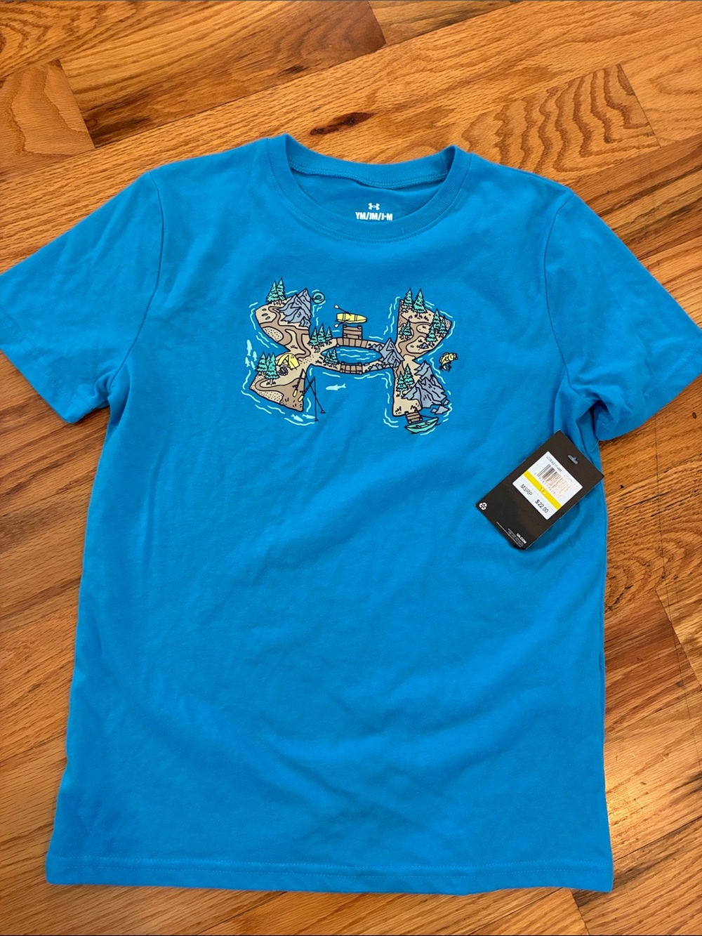 Under Armour Bright Blue Boys' Short Sleeve Graphic Tee